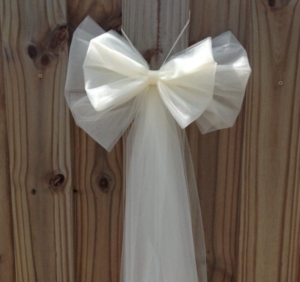 double tulle bow