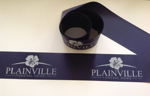 custom grand opening logo ribbon